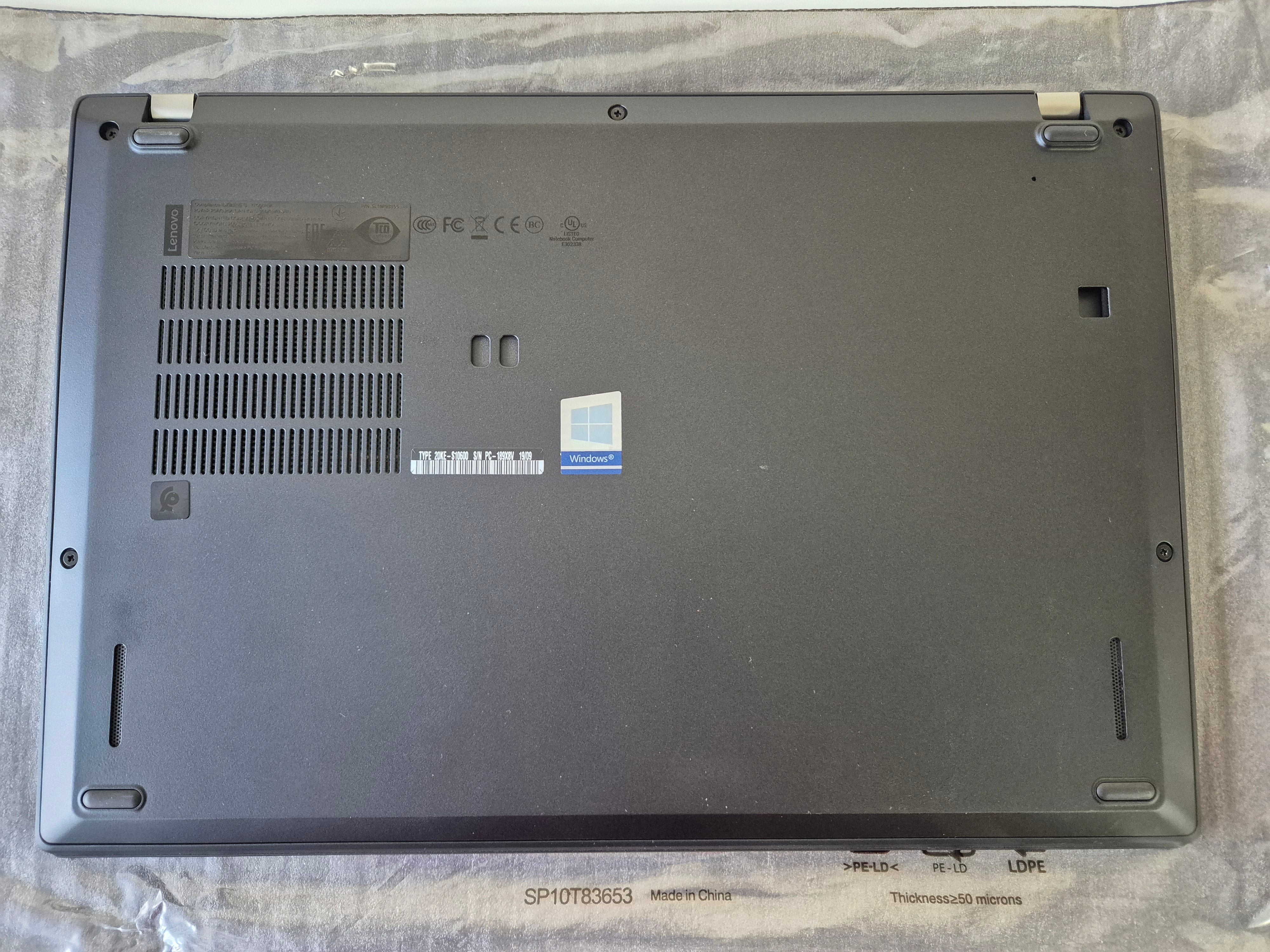 Lenovo ThinkPad X280 500GB SSD 16GB RAM i5-8350U 1.9GHz Win10 12.5" ( 20KE-S10600 ) REF