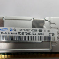 Samsung 1GB 240Pin DDR2-667MHz PC2-5300 ECC FBDIMM ( M395T2953EZ4-CE65 ) REF