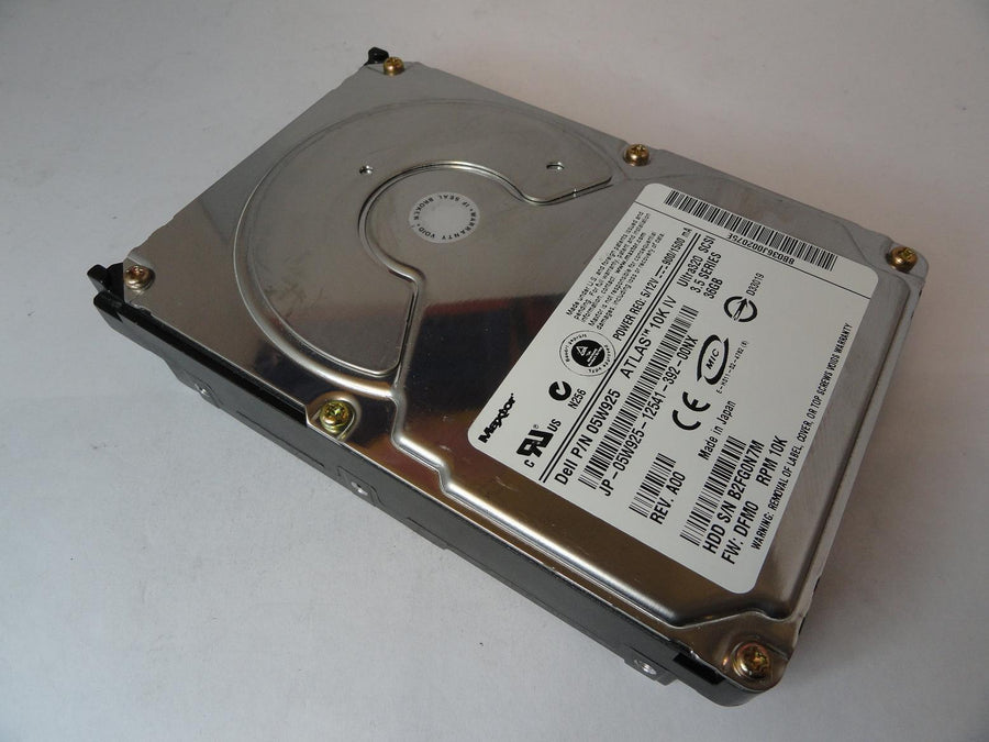 8B036J0 - Maxtor Dell 36GB SCSI 80 Pin 10Krpm 3.5in HDD - Refurbished