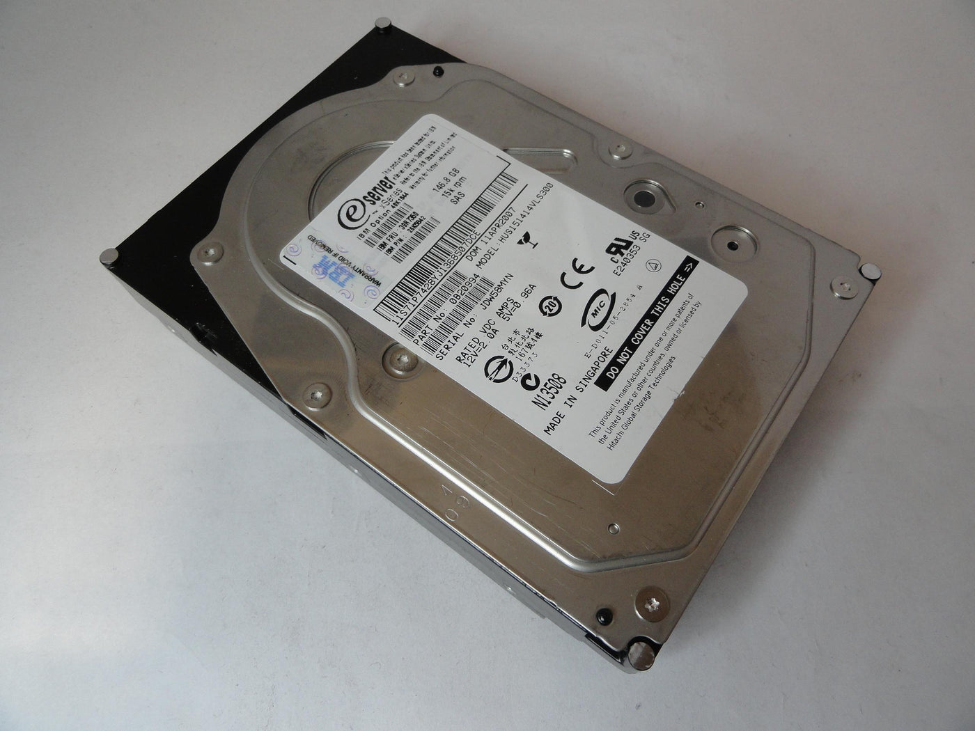 PR22718_0B20994_Hitachi IBM 146.8GB SAS 15Krpm 3.5in HDD - Image3