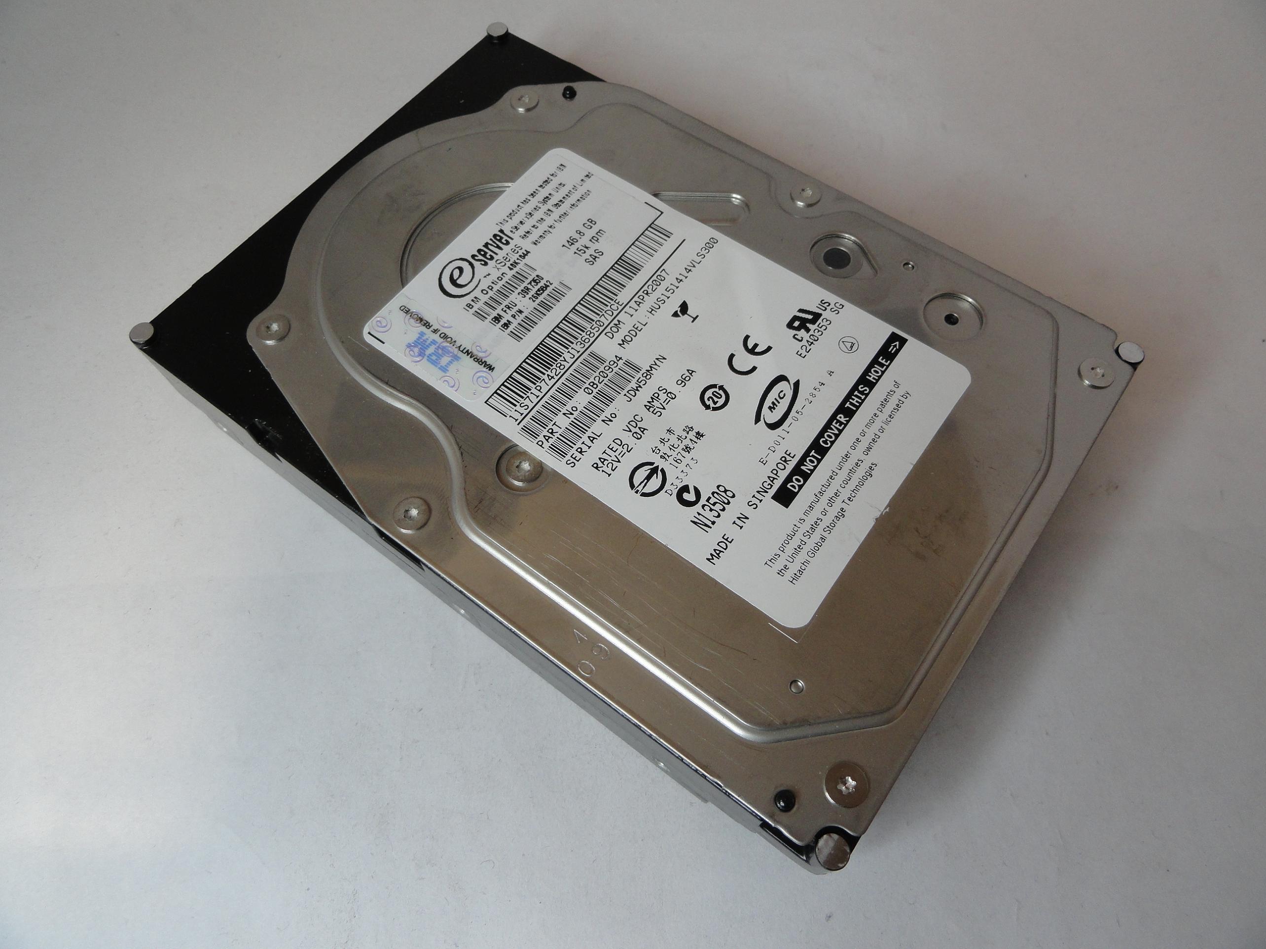 PR22718_0B20994_Hitachi IBM 146.8GB SAS 15Krpm 3.5in HDD - Image3