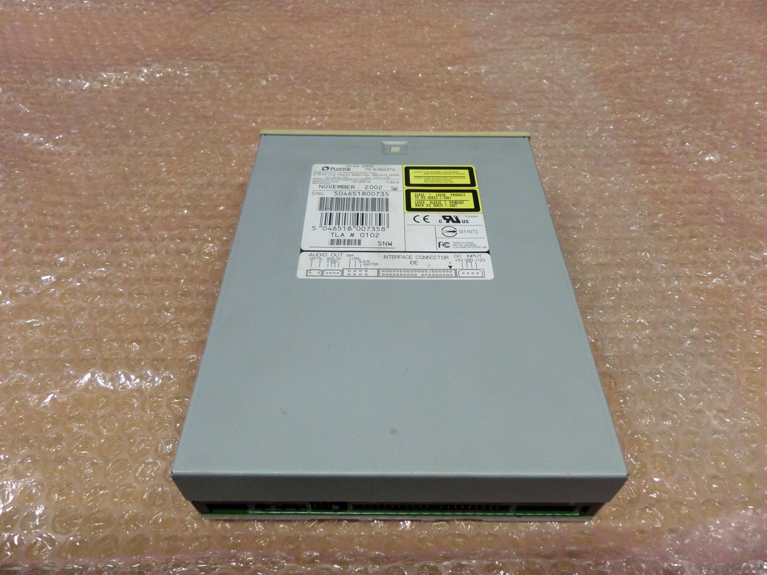 Plextor Internal IDE/ATAPI Desktop CD-RW Drive ( PX-W4824TA PX-W4824TA    Plextor )