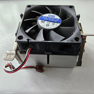 AVC DC12V 0.33A Far 1b1s Bearing CPU Cooling Fan with Heatsink ( DA07020T12H ) USED