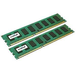 Crucial 4GB (2x2GB) DDR3-1600MHz PC3-12800 CL11 240Pin UDIMM KIT ( CT2K25664BD160B ) NEW