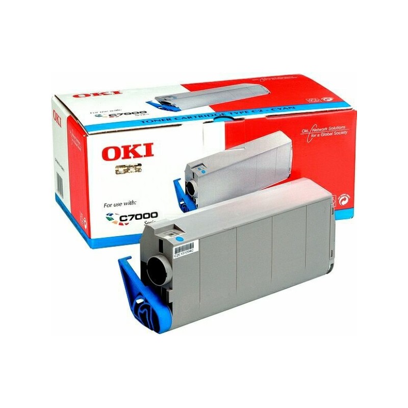 Oki Cyan laser toner cartridge ( 41963007 ) NEW OLD STOCK FINAL SALE