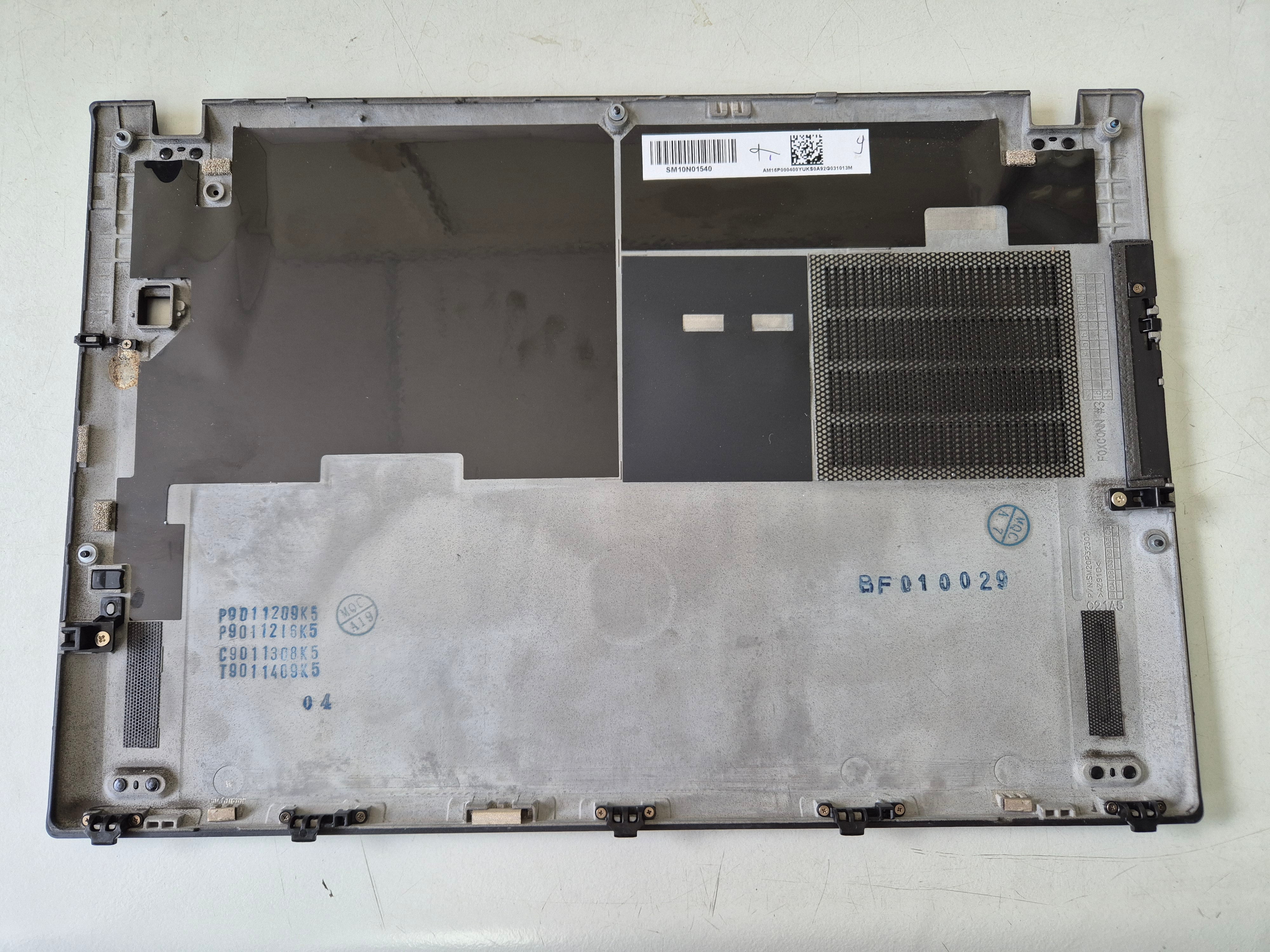 Lenovo ThinkPad X280 plastic base chassis ( AM16P000400	SM10N01540 ) USED