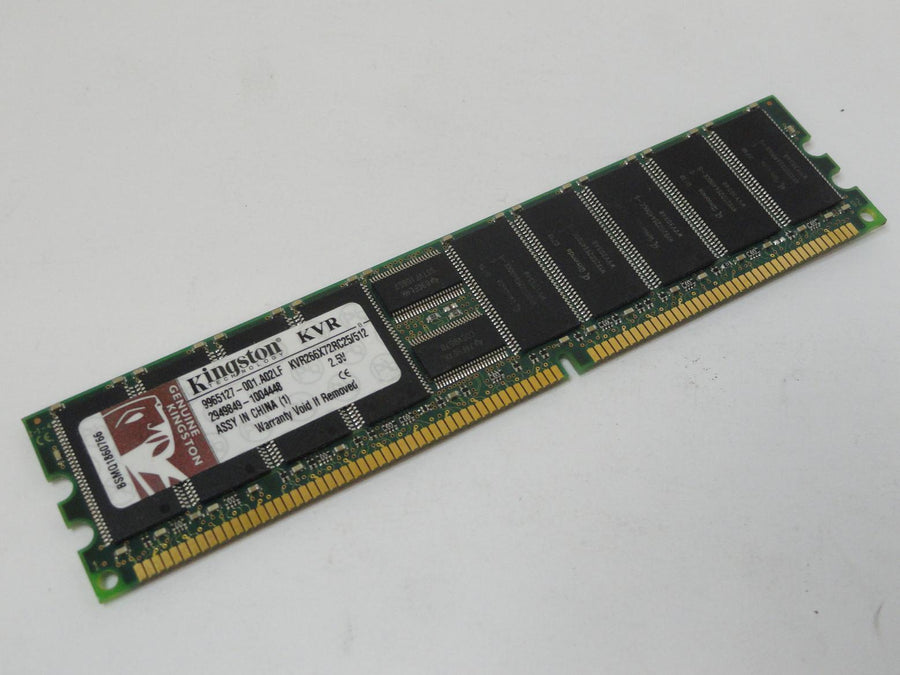 Kingston 512MB PC2100 DDR-266MHz DIMM RAM ( 9965127-001.A02LF KVR266X72RC25/512 ) REF