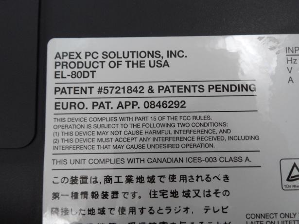 APEX 8 Port KVM Switch ( EL-80DT     Apex )