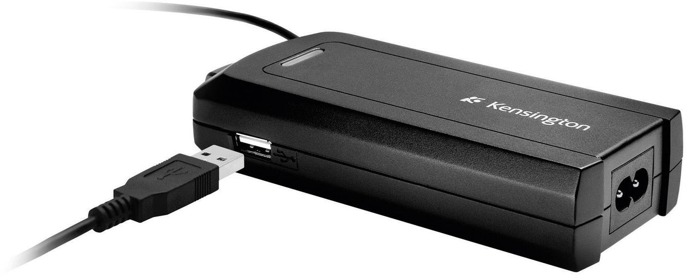 Kensington Wall Laptop Power Adaptor with USB Power Port (M01100, K38090 USED)