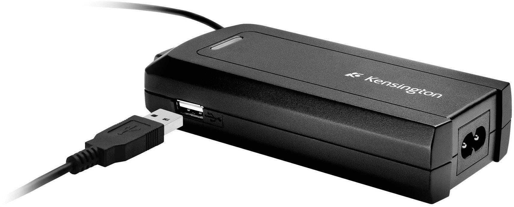 Kensington Wall Laptop Power Adaptor with USB Power Port (M01100, K38090 USED)