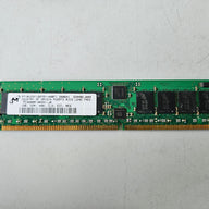 Micron 1GB DDR-400MHz PC3200 ECC Registered CL3 184-Pin DIMM ( MT18VDDF12872Y-40BF1 ) REF