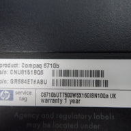 PR23050_GR684ET#ABU_HP 6710b Core 2 Duo 2.2GHz Laptop - Image2