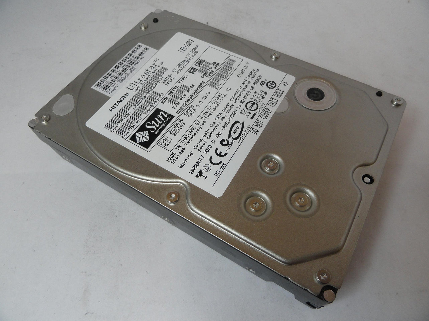 PR21803_0A35830_Hitachi SUN 500Gb SATA 7200rpm 3.5in HDD - Image2