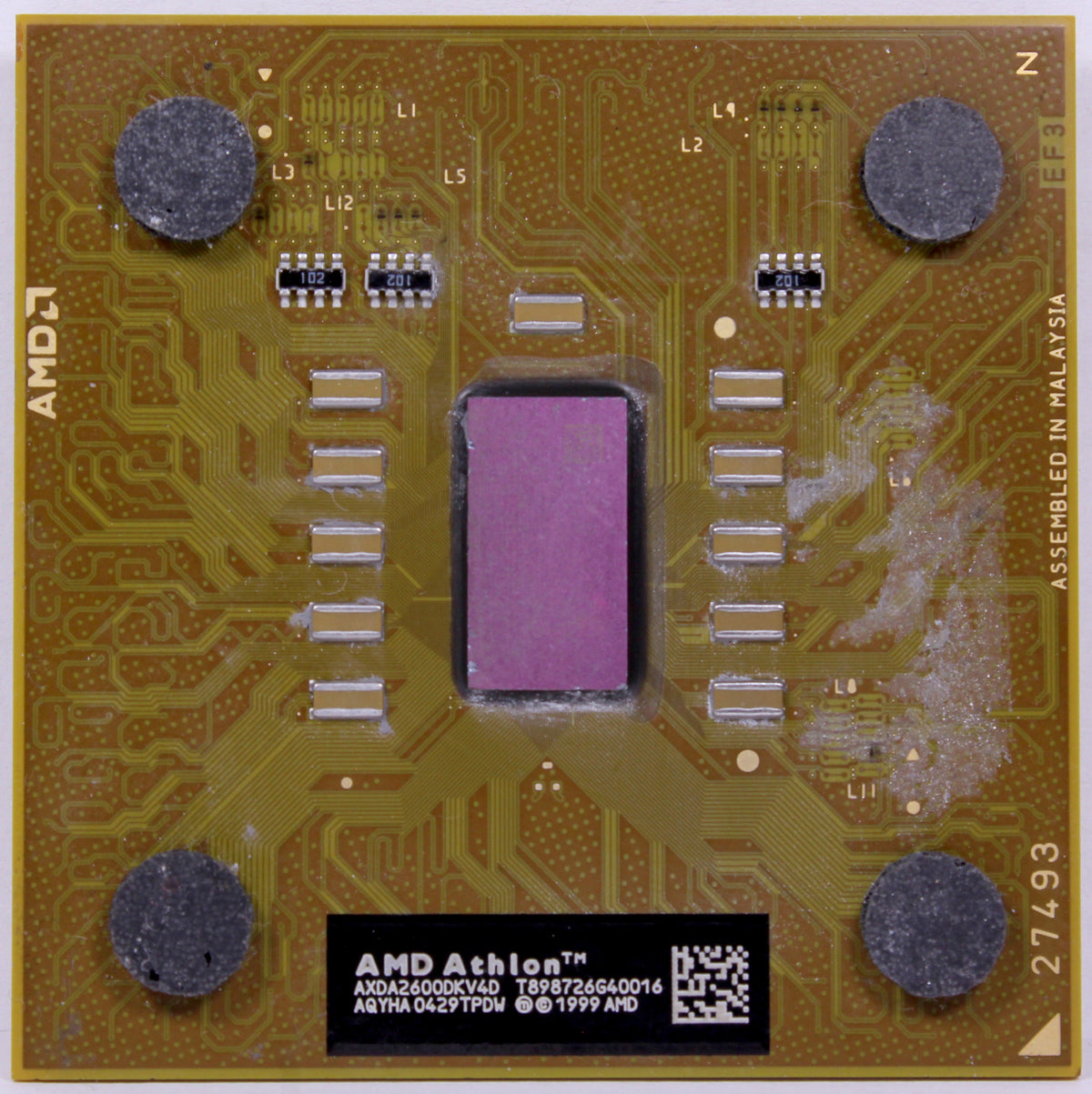 AMD Athlon XP 2600 Socket A CPU ( AXDA2600DKV4D ) USED