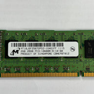 HP Micron 2GB PC3-10600 DDR3( MT18JSF25672PDZ-1G4G1FF 500202-061 501533-001 ) REF 