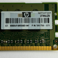 Samsung PC3-10600 4GB ECC Reg ( M393B5270CH0-CH9Q5 591750-171 595096-001 ) REF
