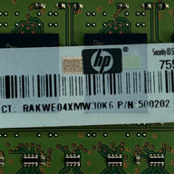 Micron HP 2GB PC3-10600 DDR3-1333MHz 240-Pin DIMM ( MT18JSF25672PDZ-1G4D1AB 500202-061 ) REF