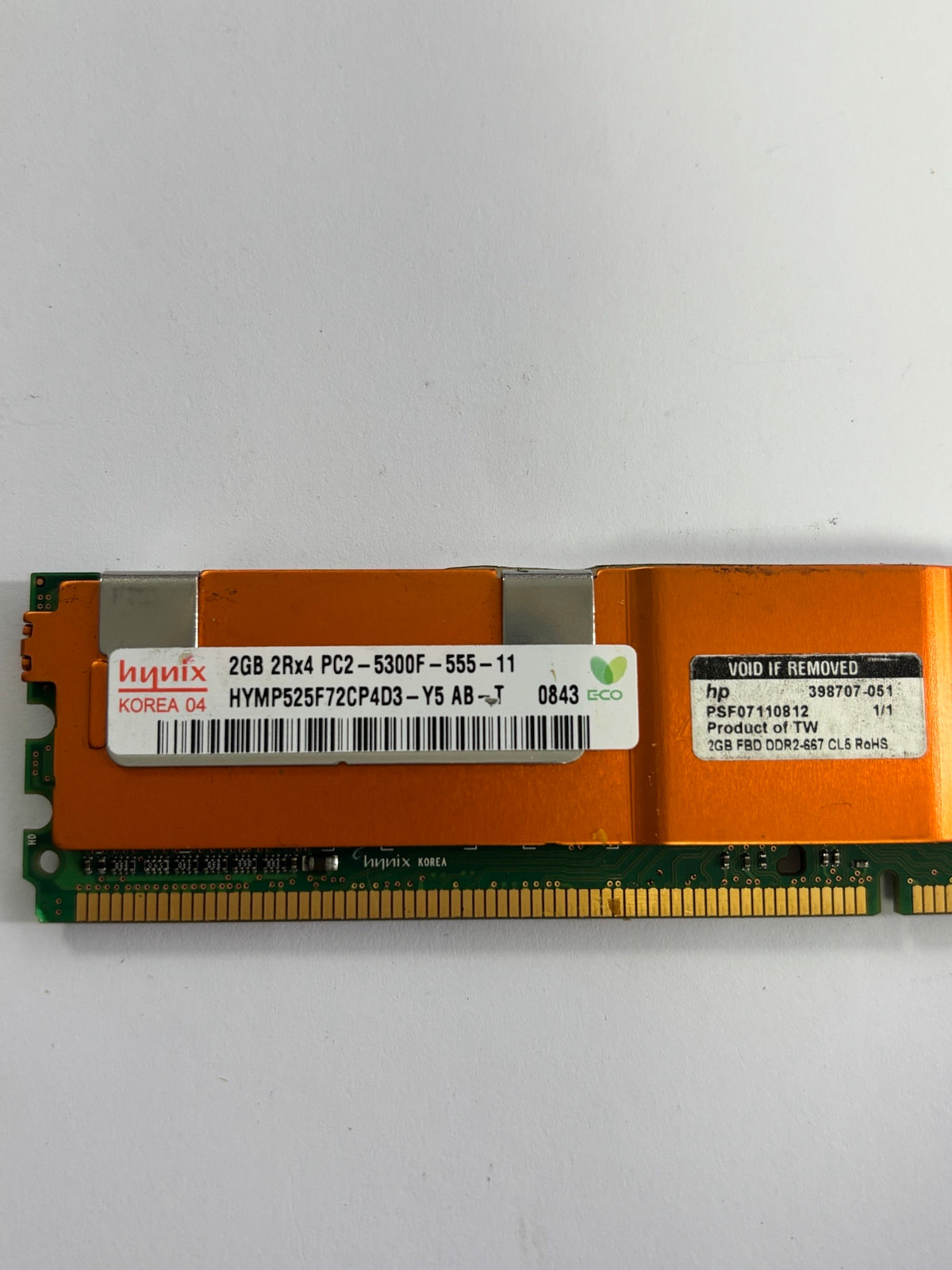 HYNIX / HP 2GB RAM STICK (HYMP525F72CP4D3-Y5 ) REF