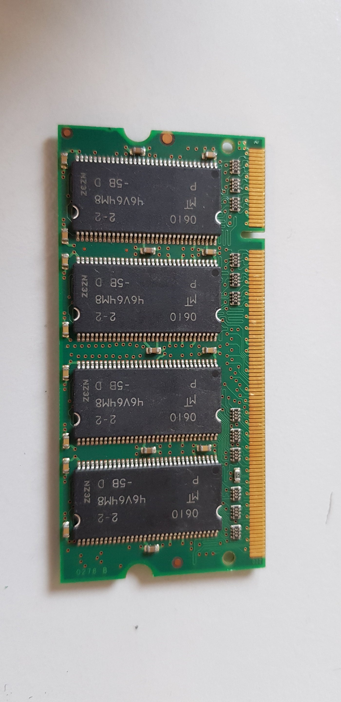 Micron 512MB PC2700S nonECC CL2.5 DDR SODIMM Memory Module (MT8VDDT6464HY-335D1)