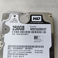 WD Dell 250GB 7200RPM SATA 2.5" RECERTIFIED HDD ( WD2500BEKT-00PVMT0 0W94DJ ) REF