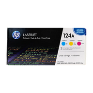 HP 124A LaserJet Tri-Pack CYM Toner Cartridges ( CE257A ) NEW OLD STOCK