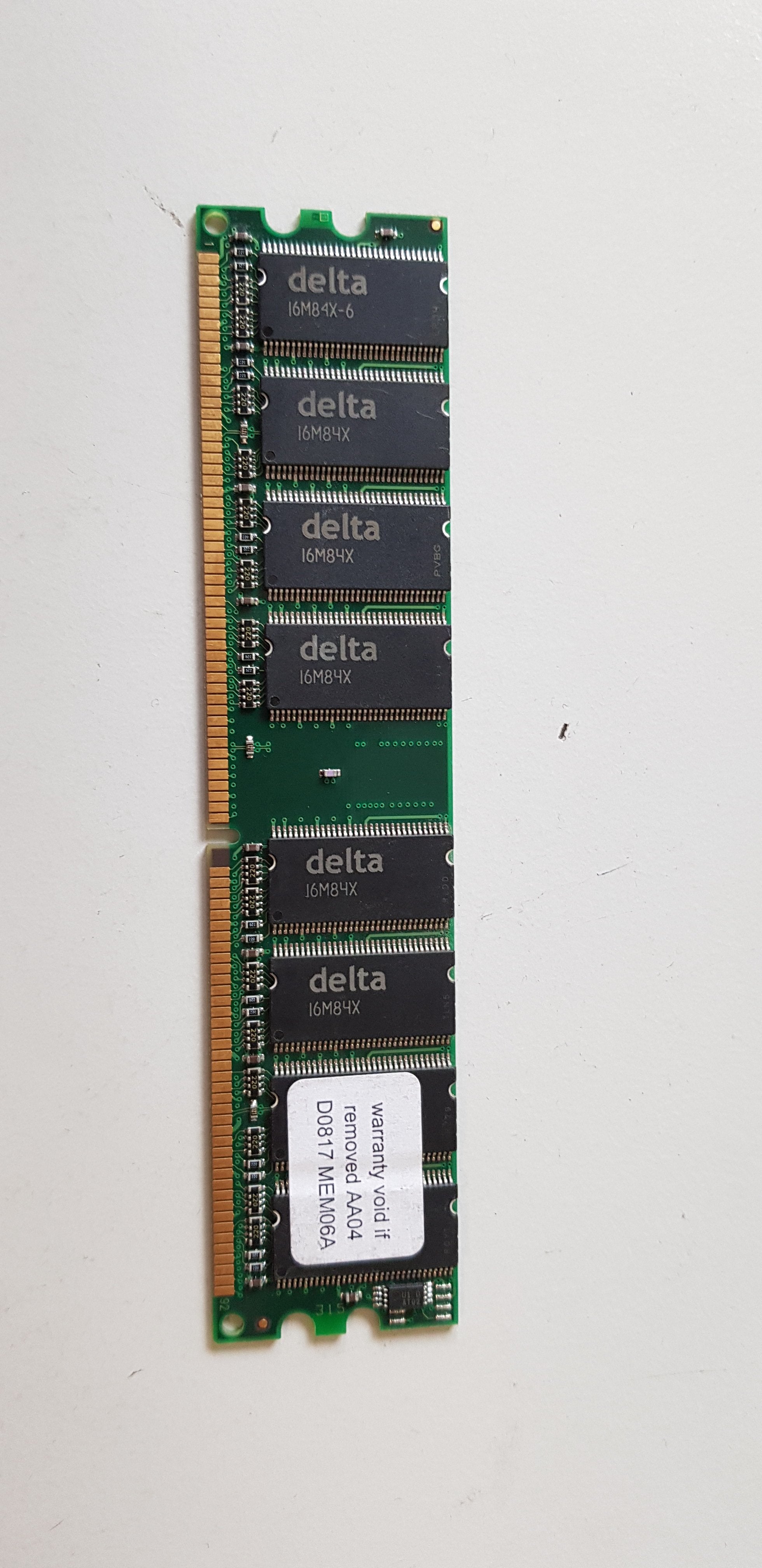 Delta 512MB RAM DDR PC-3200 DIMM Memory Module (DDR512PC3200)