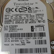 PR21515_07N9909_Hitachi Dell 20GB IDE 5400rpm 2.5in Laptop HDD - Image3
