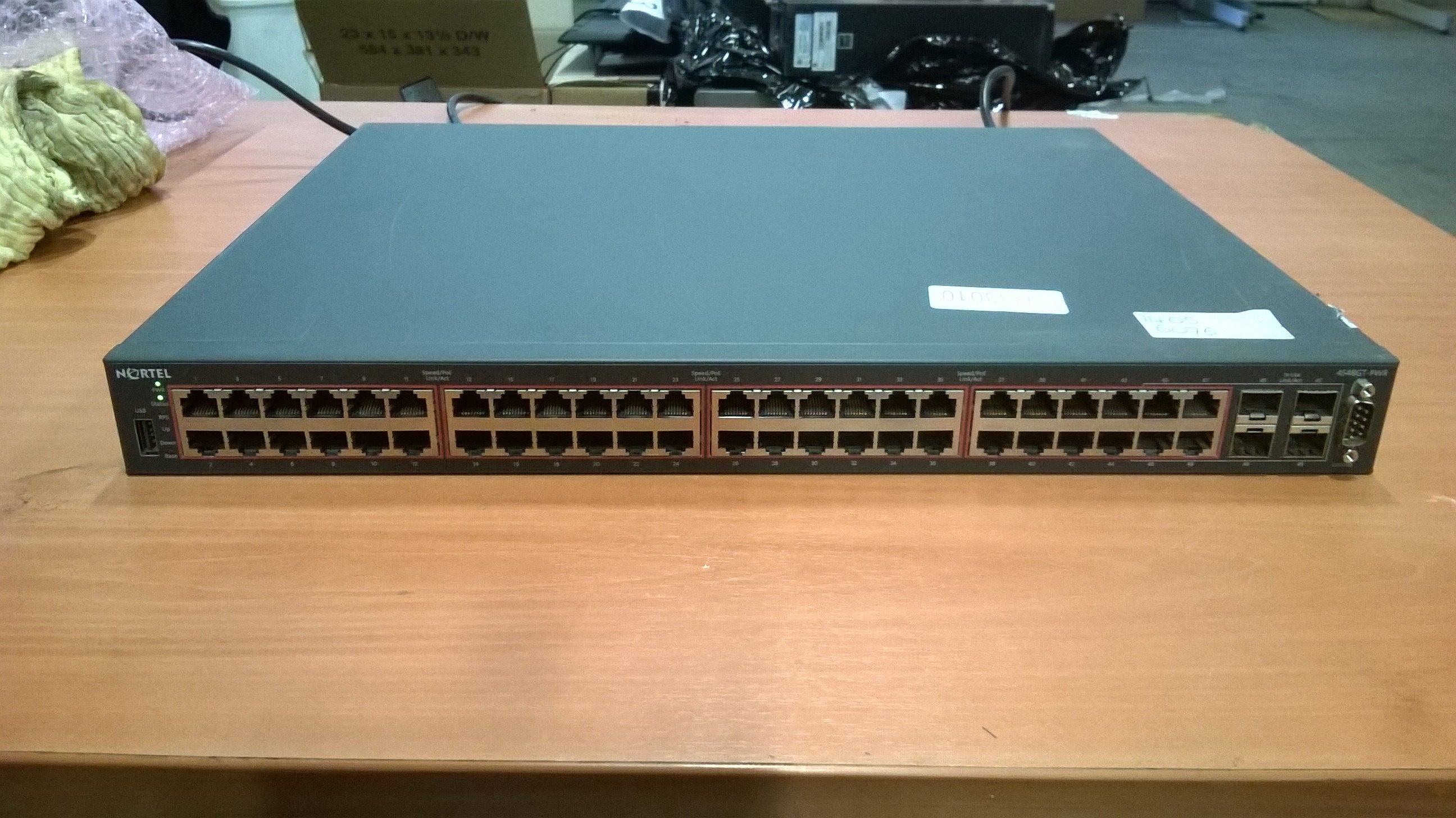 NORTEL ETHERNET ROUTING SWITCH 4548GT-PWR (AL4500A14-E6 USED)