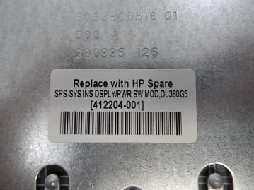 PR10863_412204-001_HP DL360 G5 System Insight Display - Image5