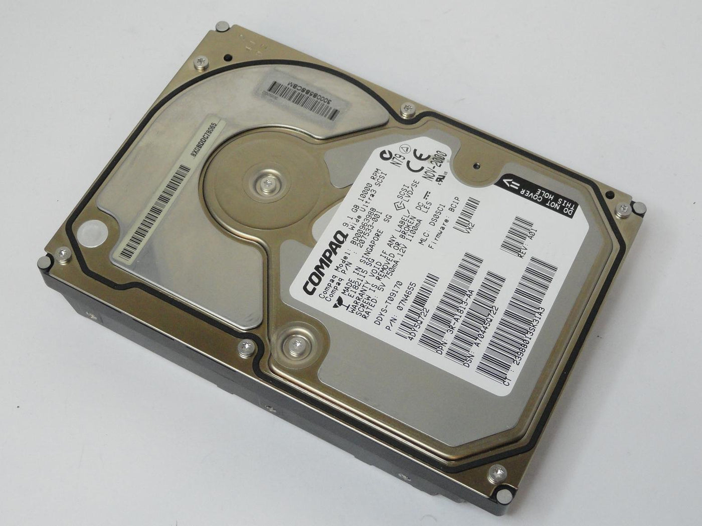 07N4655 - IBM Compaq 9.1GB SCSI 80 Pin 10Krpm 3.5in HDD - Refurbished
