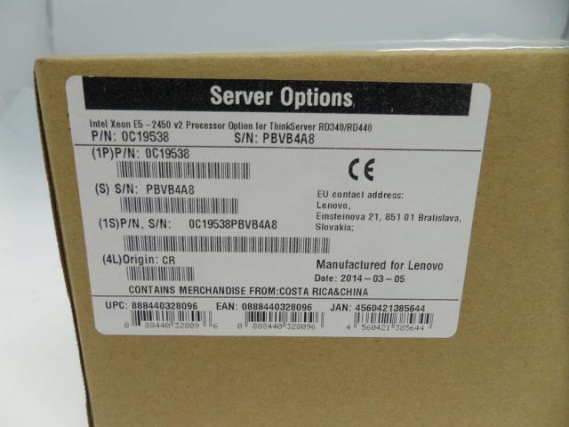 PR24563_0C19538_E5 2450 v2 Processor Upgrade Kit 0C19538 - Image2