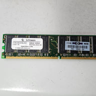 Infineon HP 512MB DDR-333MHz PC2700 CL2.5 184-Pin UDIMM ( HYS64D64320GU-6-C 305958-041 ) REF