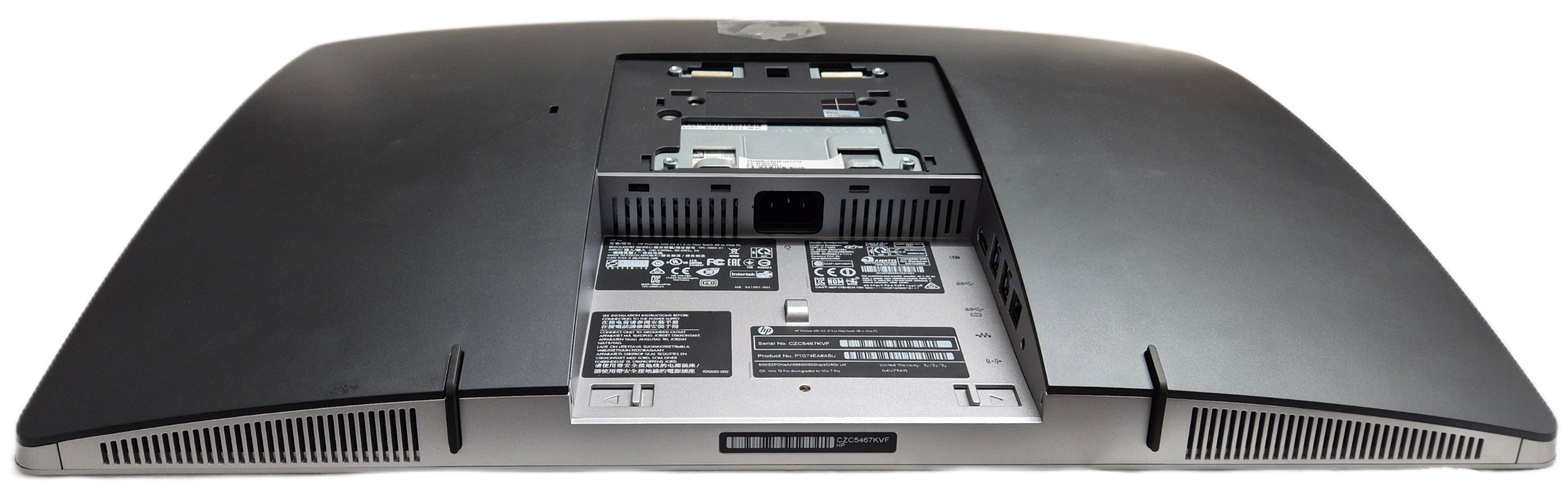 HP ProOne 600 G2 AIO Non-Touch 500GB HDD 4GB RAM DVD i5-6500 3.2GHz Win7Pro boxed with accessories ( P1G74EA#ABU ) USED Grade A 