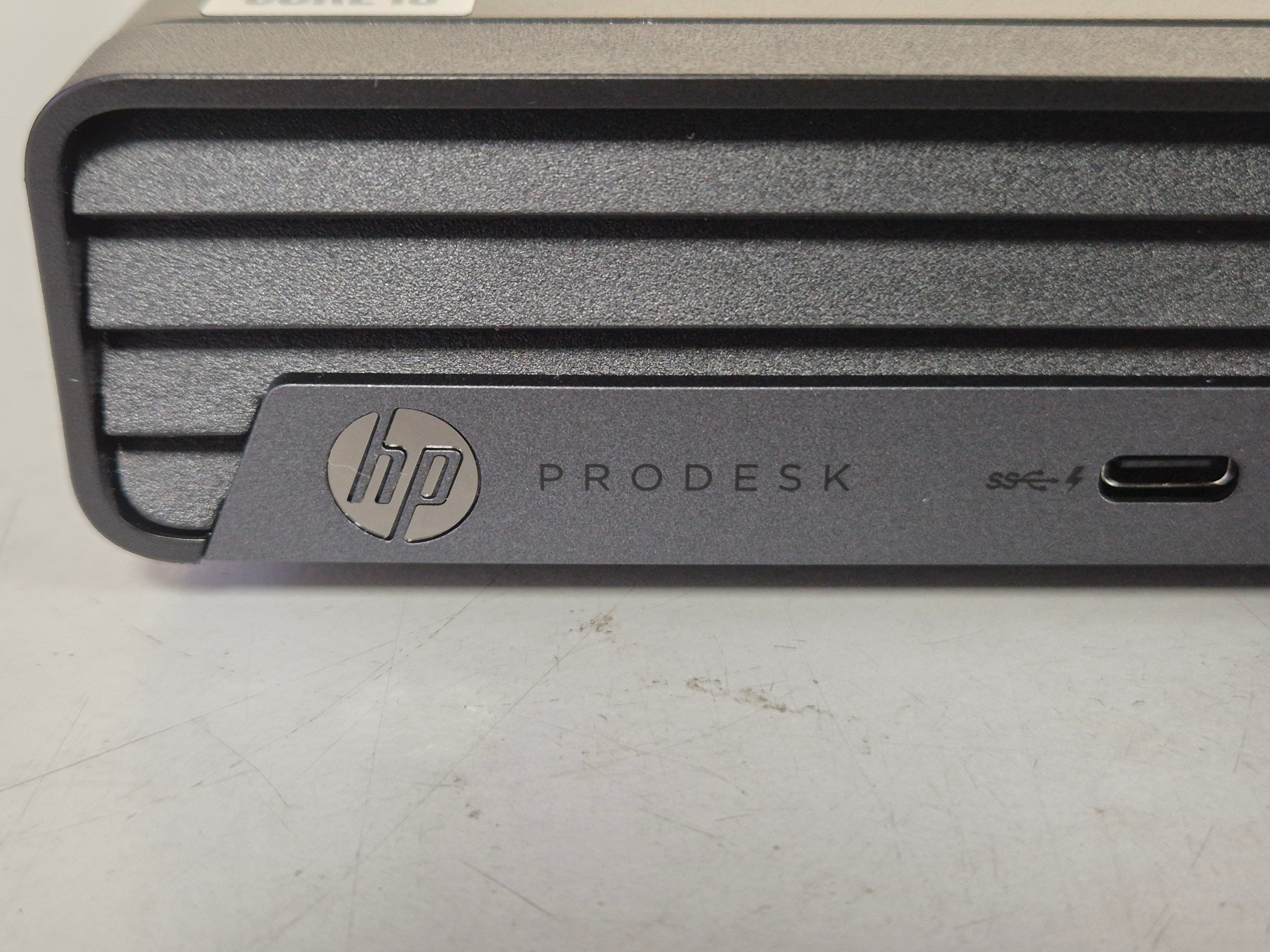 HP ProDesk 400 G6 Mini 250GB SSD 16GB RAM i5-10500T 2.3GHz Win10 boxed w/ accessories ( 123V3ET#ABU ) USED