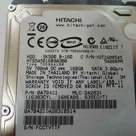 Hitachi 160GB SATA 5400rpm 2.5in HDD ( 0A71701 HTS545016B9A300 ) REF