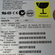 PR23011_9N6008-038_Seagate 9.1Gb IDE 5400rpm 3.5in HDD - Image3