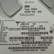 PR03178_59H6760_IBM 18.4Gb SCSI 68 Pin 3.5" 7200rpm HDD - Image2