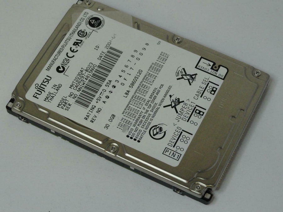 Fujitsu 30GB IDE 4200rpm 2.5in HDD ( CA6297-B11100DL MHT2030AT ) NEW