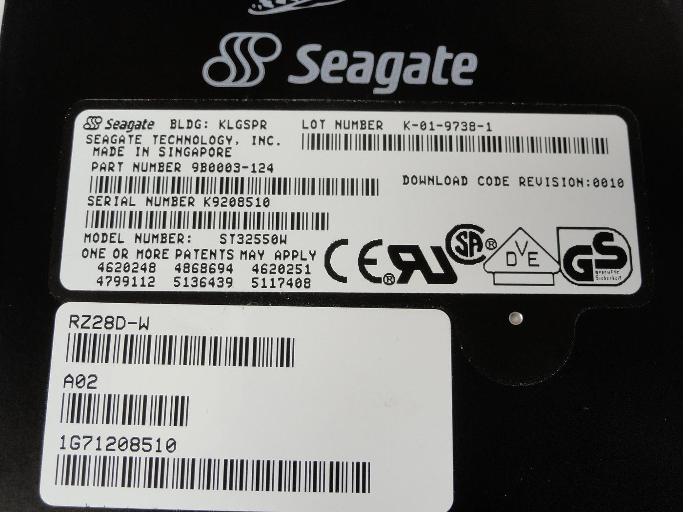PR23157_9B0003-124_Seagate Digital 2.1Gb 7200rpm 3.5in HDD - Image2