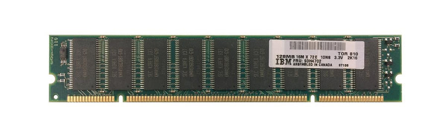 IBM 128MB 200Pin PC66 ECC SDRAM 200Pin DIMM ( 93H4702 ) REF