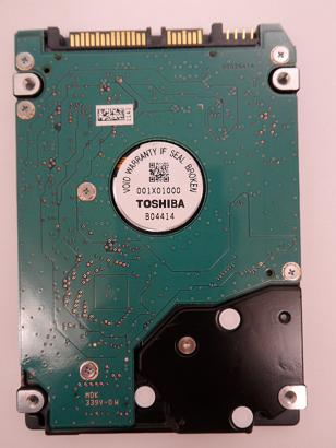 HDD2H85 - Toshiba 160GB SATA 5400rpm 2.5in HDD - USED