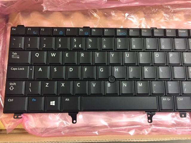 Dell Latitude E5520 Precision M6800 UK Keyboard ( 04XJCD ) NEW