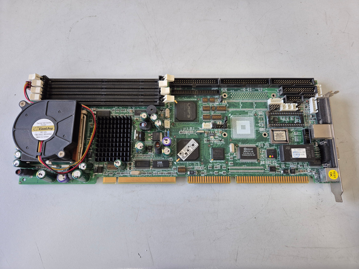Advantech PGA 370 Single Board Computer PCIMG/ISA ( 4BP0632AB1 PEAK632A REV.B ) USED