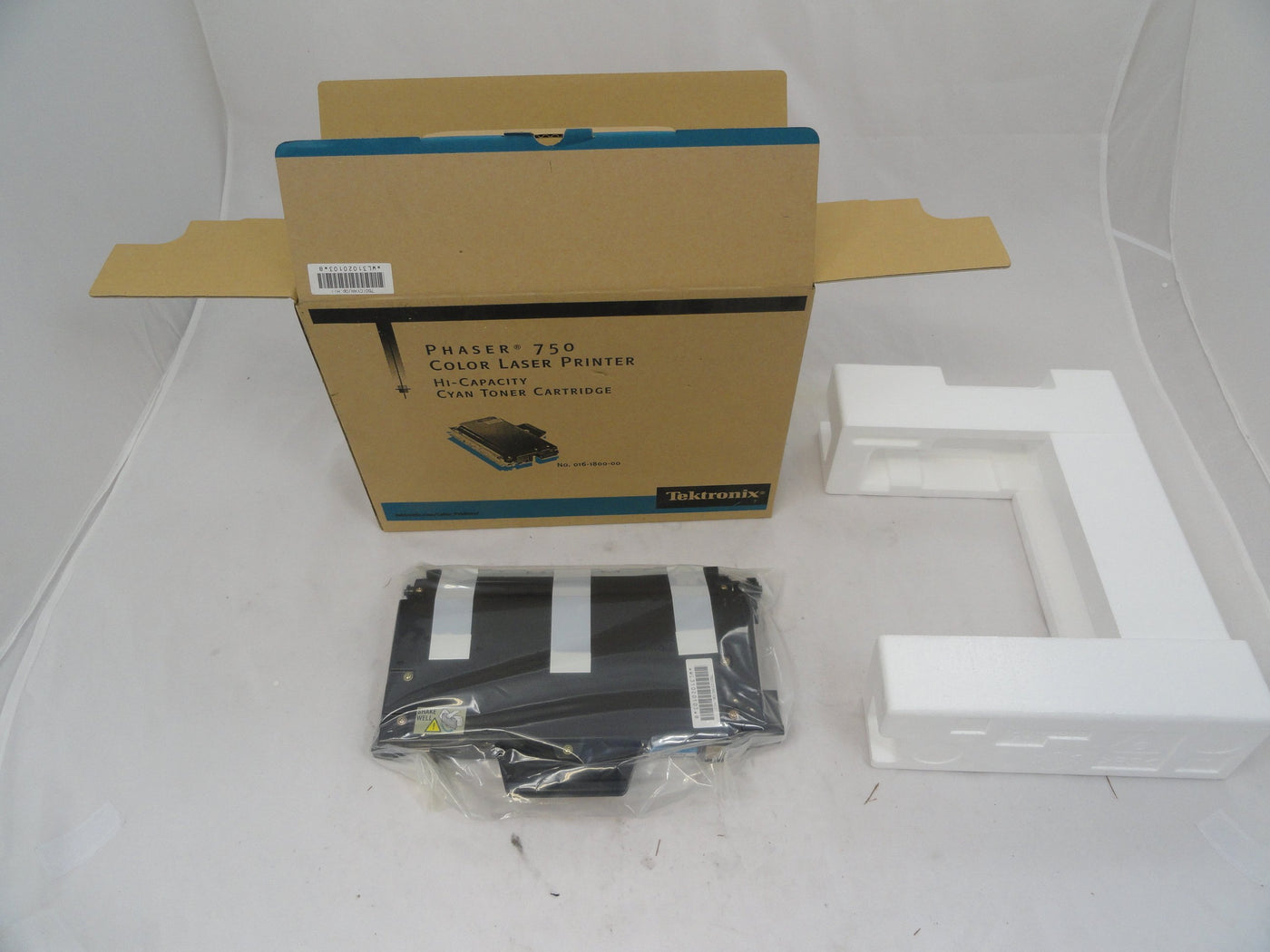 Tektronix Xerox Phaser 750 Hi Capacity Cyan Toner Cartridge ( 016-1800-00 16180000 ) NOB FINAL SALE