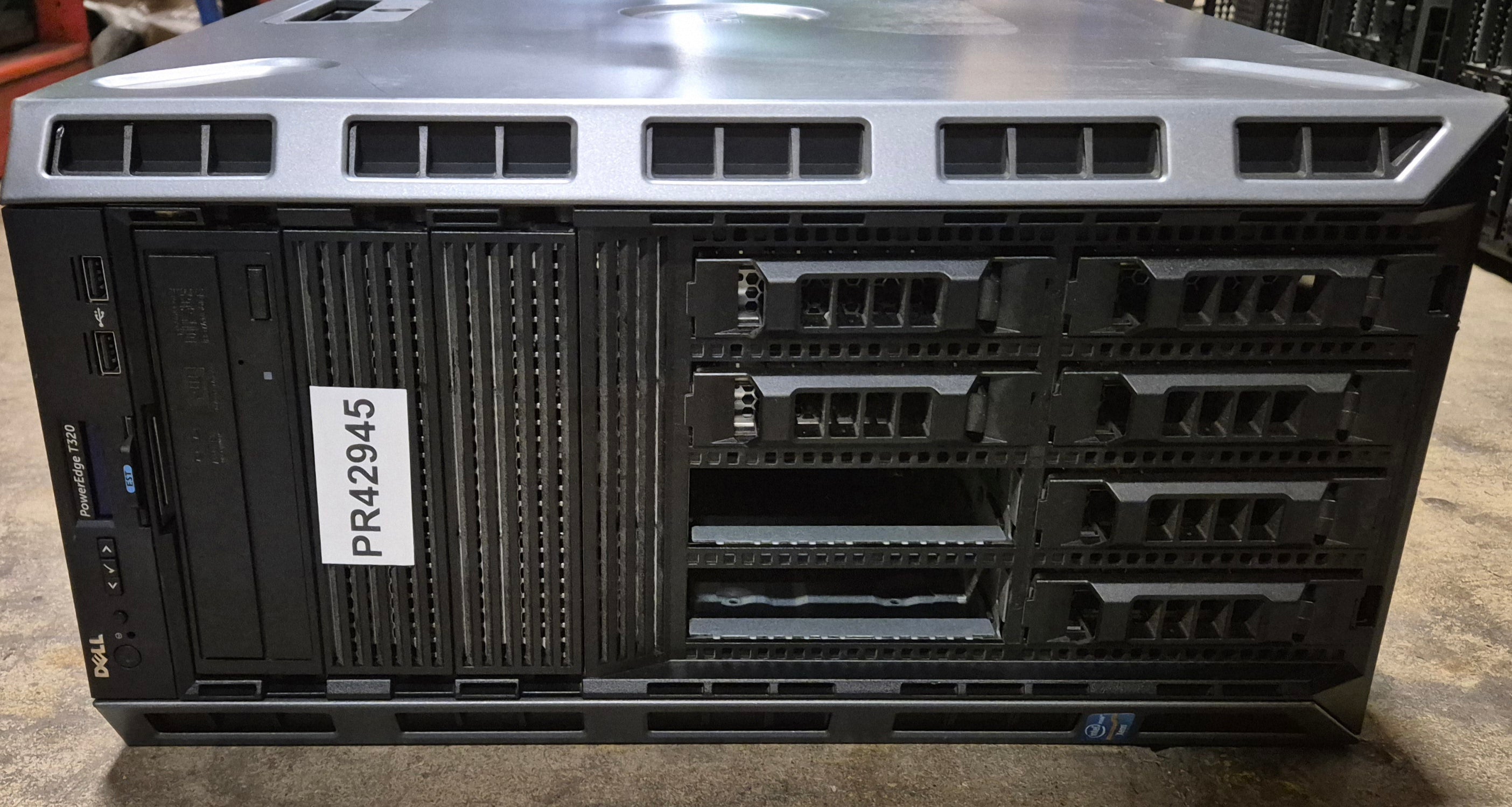 Dell PowerEdge T320 Workstation Xeon E5-2403 1.80Ghz NO RAM/HDD/OS DVD Dual PSU WinSVR 2008 COA ( E20S ) USED
