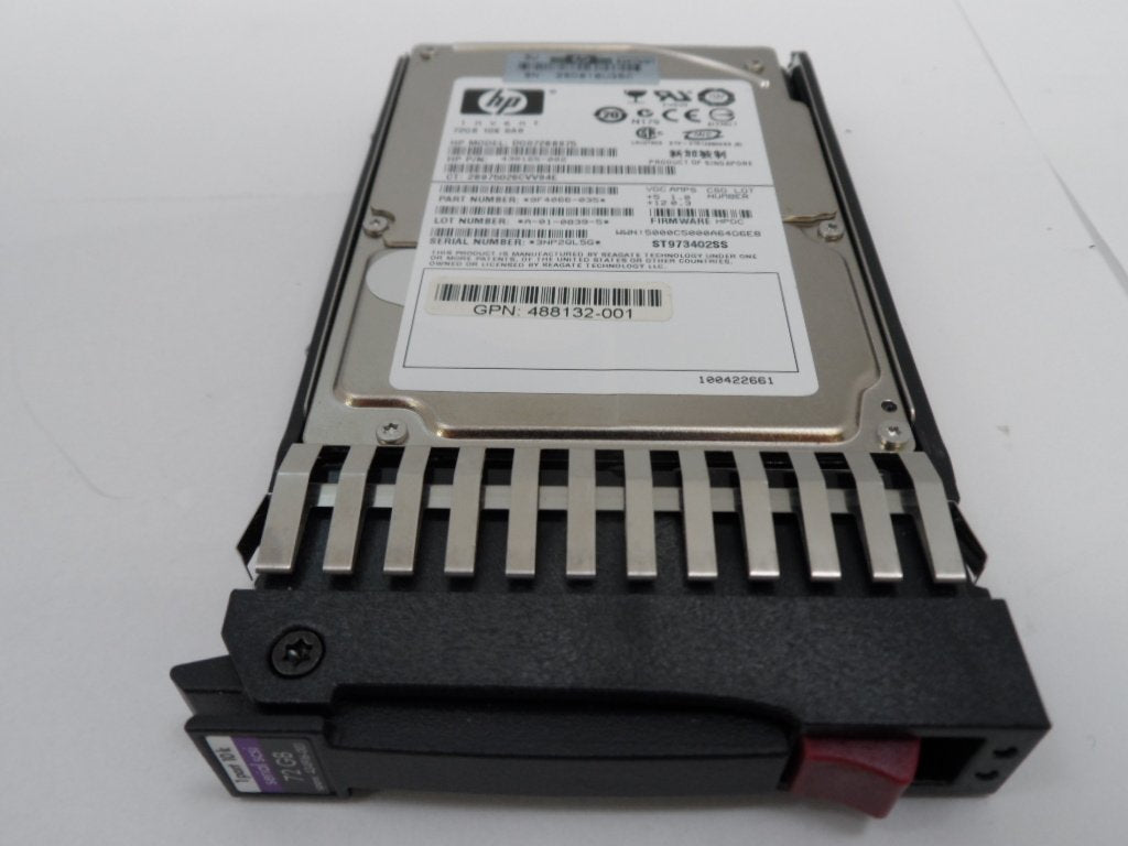 PR16160_9F4066-035_HP Seagate 72Gb SAS 10Krpm 2.5in HDD - Image2