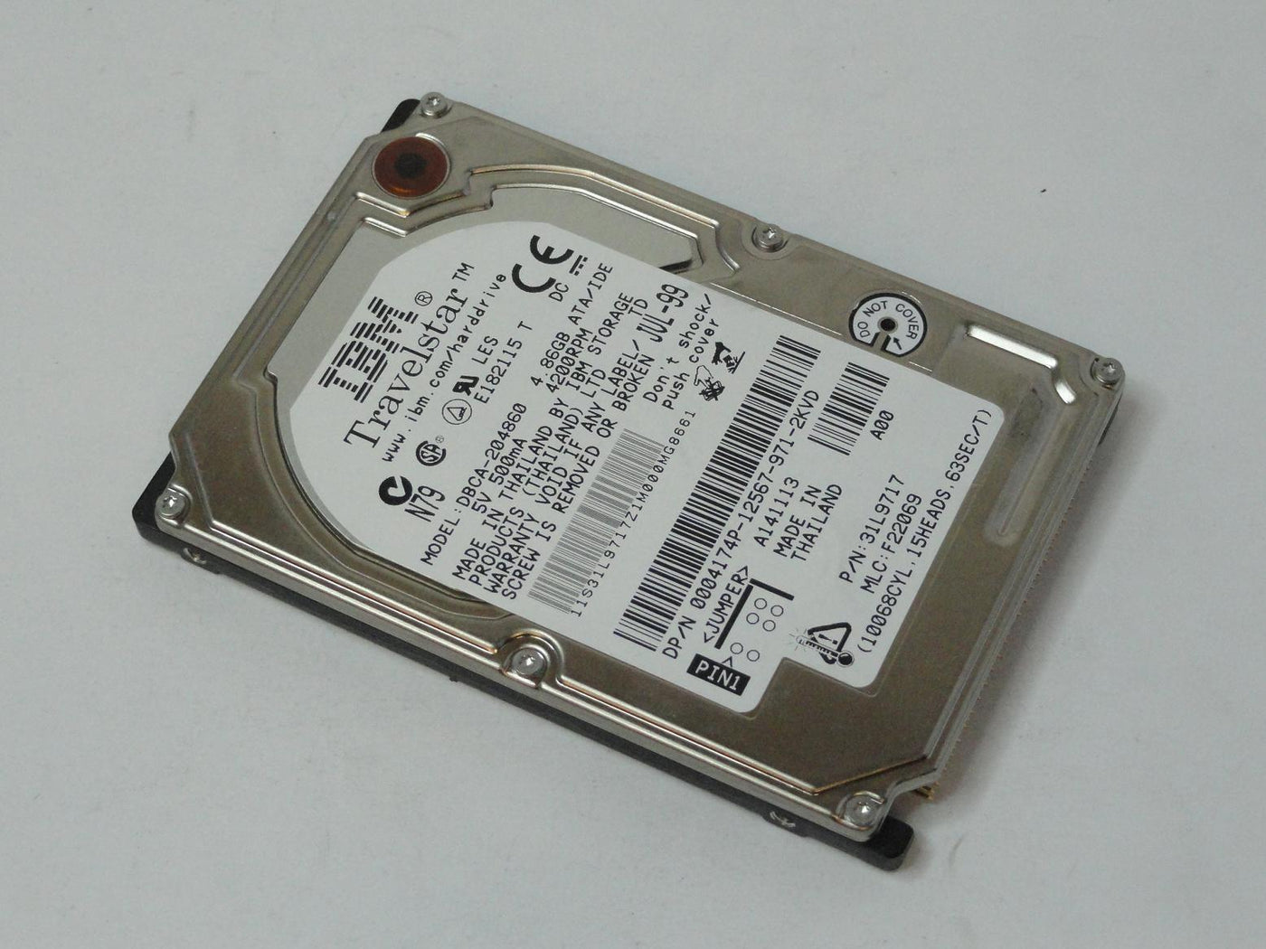 31L9717 - IBM 4.8GB IDE 4200rpm 2.5in Travelstar HDD - Refurbished