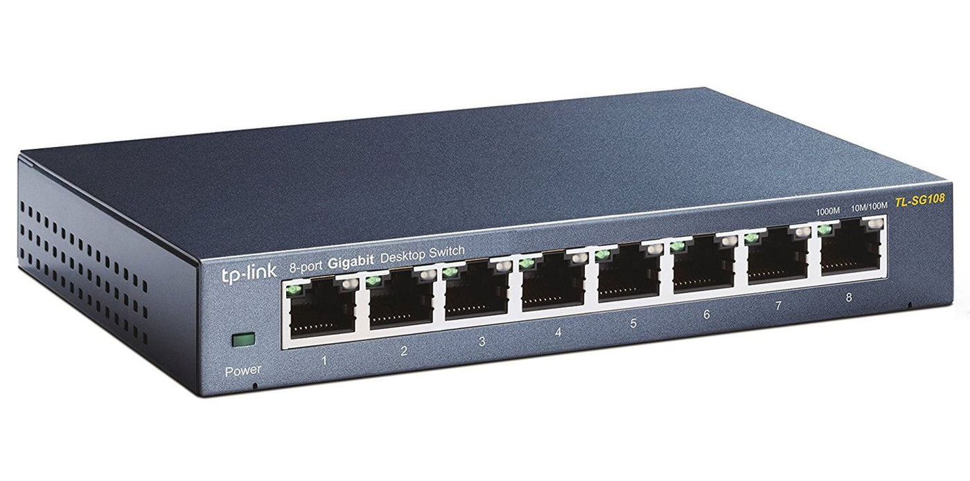 TP LINK 8 Port Gigabit Switch (TL SG108 USED)