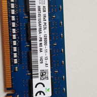 Hynix HP 4GB 1Rx8 PC3L-12800U CL11 nonECC DDR3 UDIMM Memory ( HMT451U6AFR8A-PB 698650-154 ) REF
