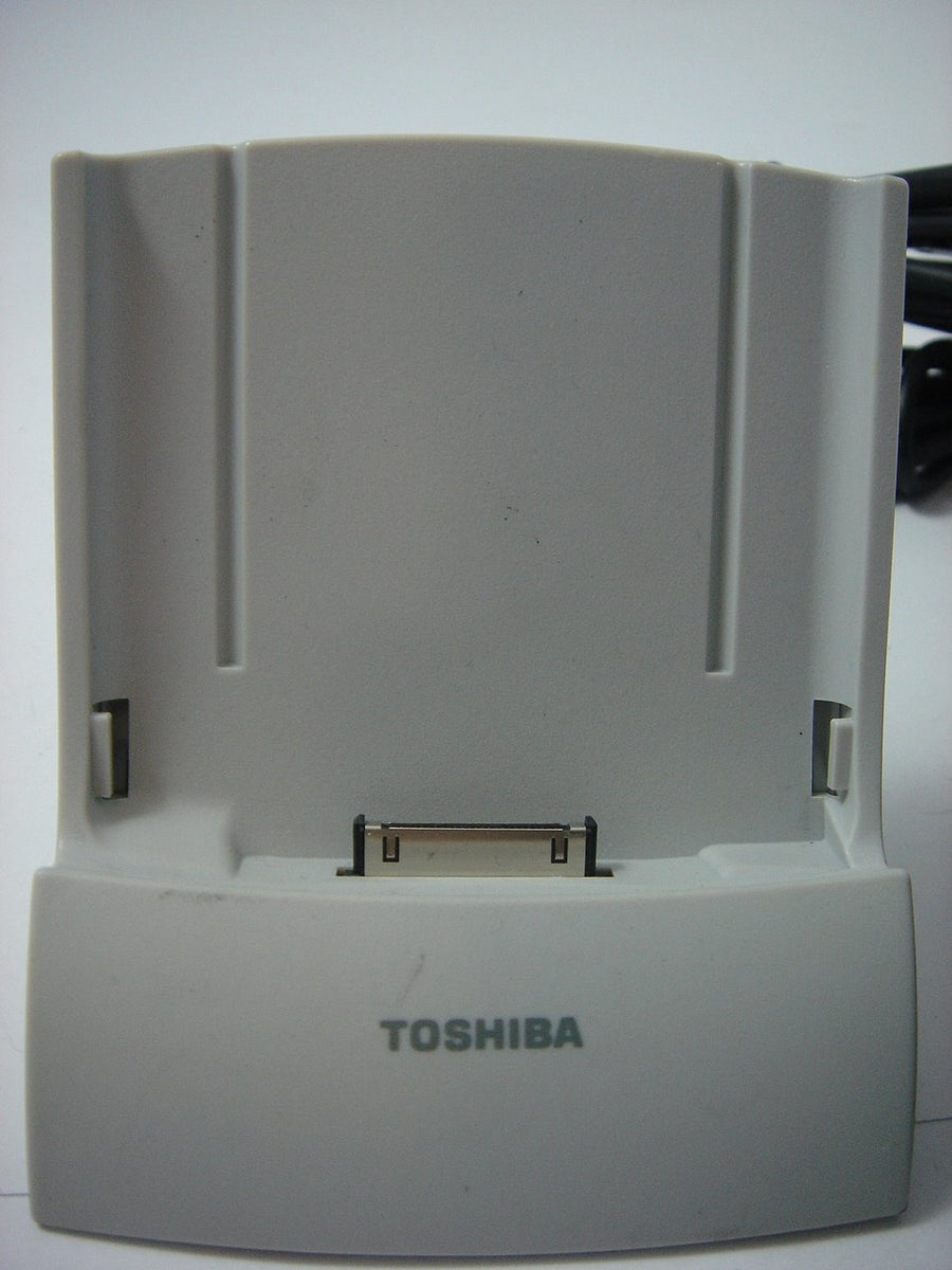 PA3147U-1DST - Charger Cradle for Toshiba e570 Pocket PC - with AC Adaptor CEX0107A & USB Cable - Light Grey - ASIS